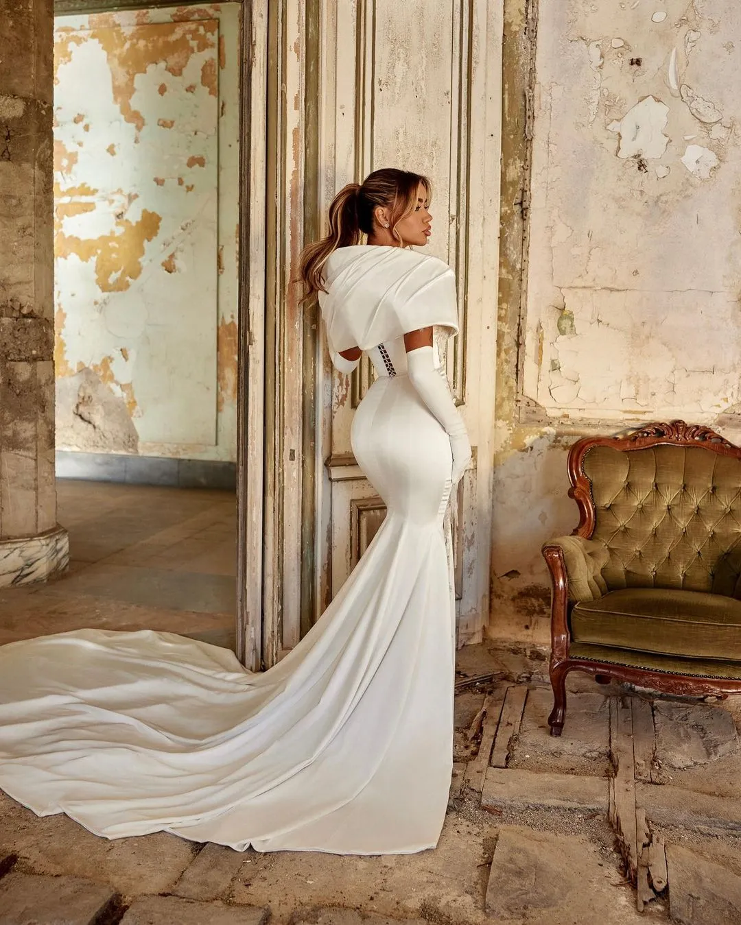 Adolyn Luxury White Wedding Dress