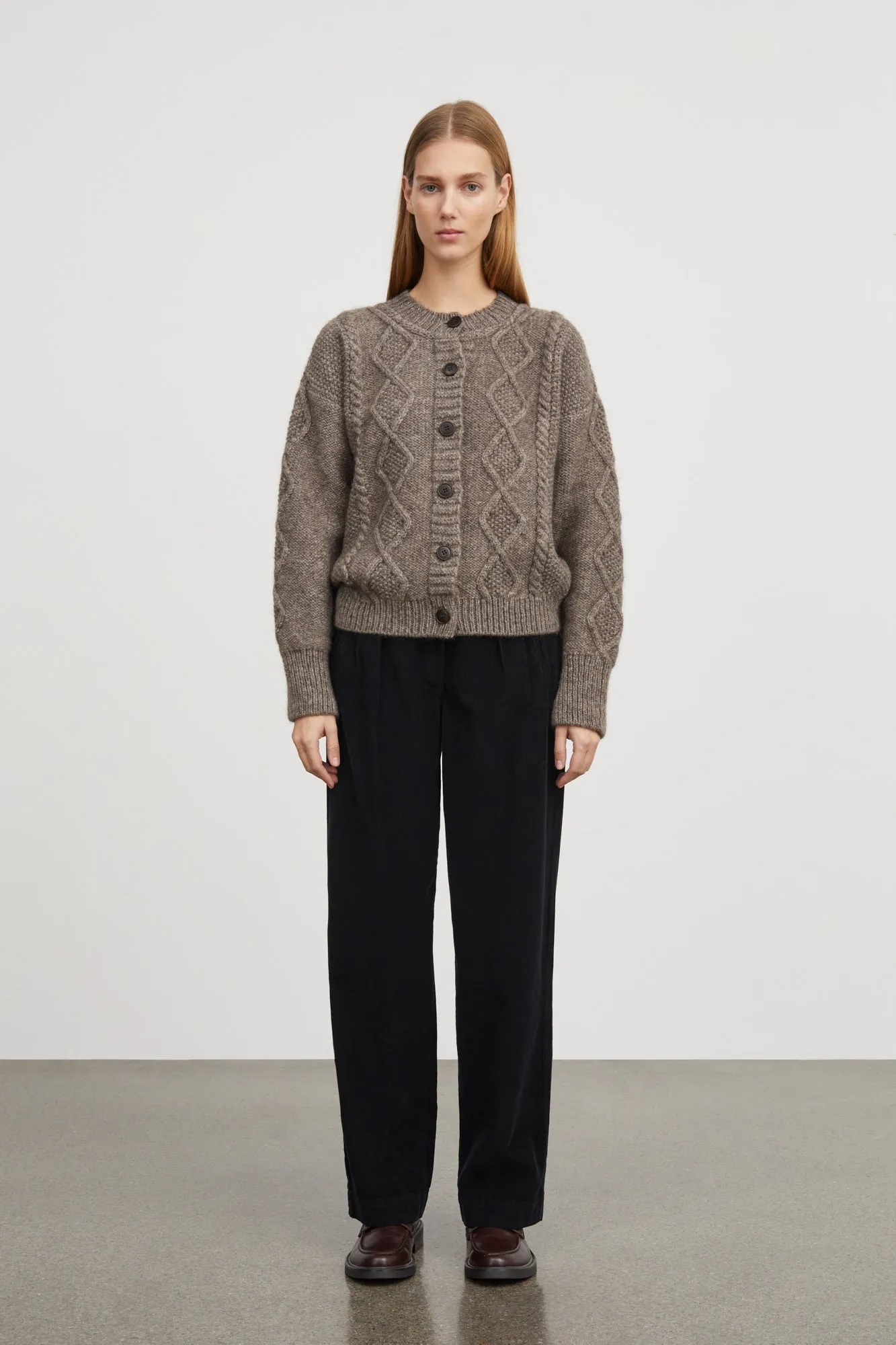 Agnete cardigan - Light brown
