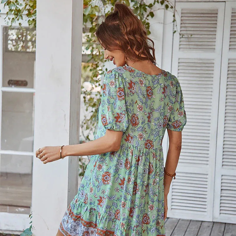 Beachy Floral Sundress
