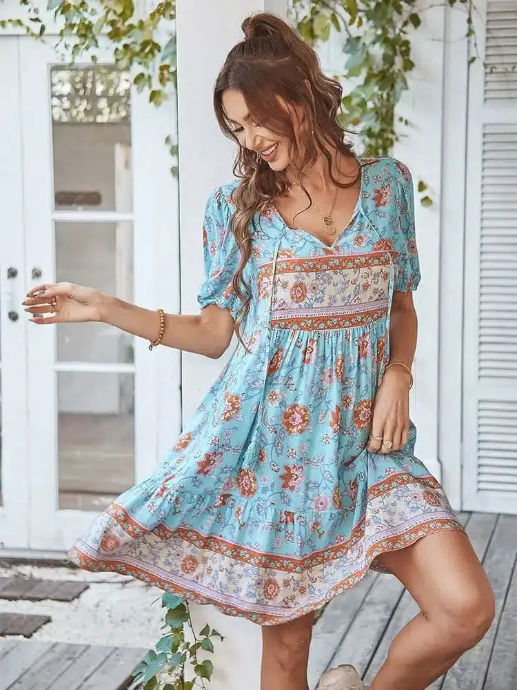 Beachy Floral Sundress