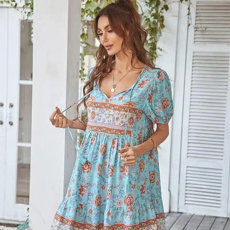 Beachy Floral Sundress