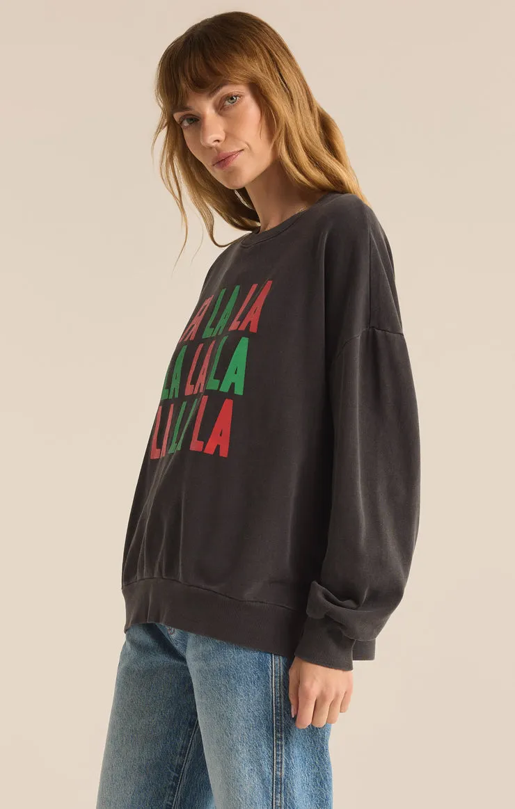 Fa La La Graphic Sweatshirt