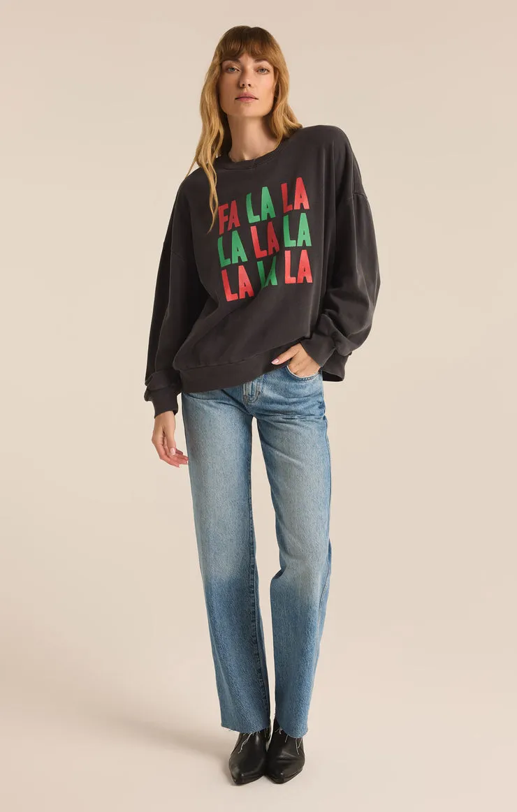 Fa La La Graphic Sweatshirt