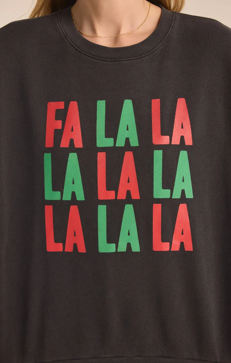 Fa La La Graphic Sweatshirt
