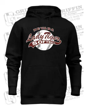 Heavyweight Fleece Hoodie - Softball - Nevada Tigers 21-X