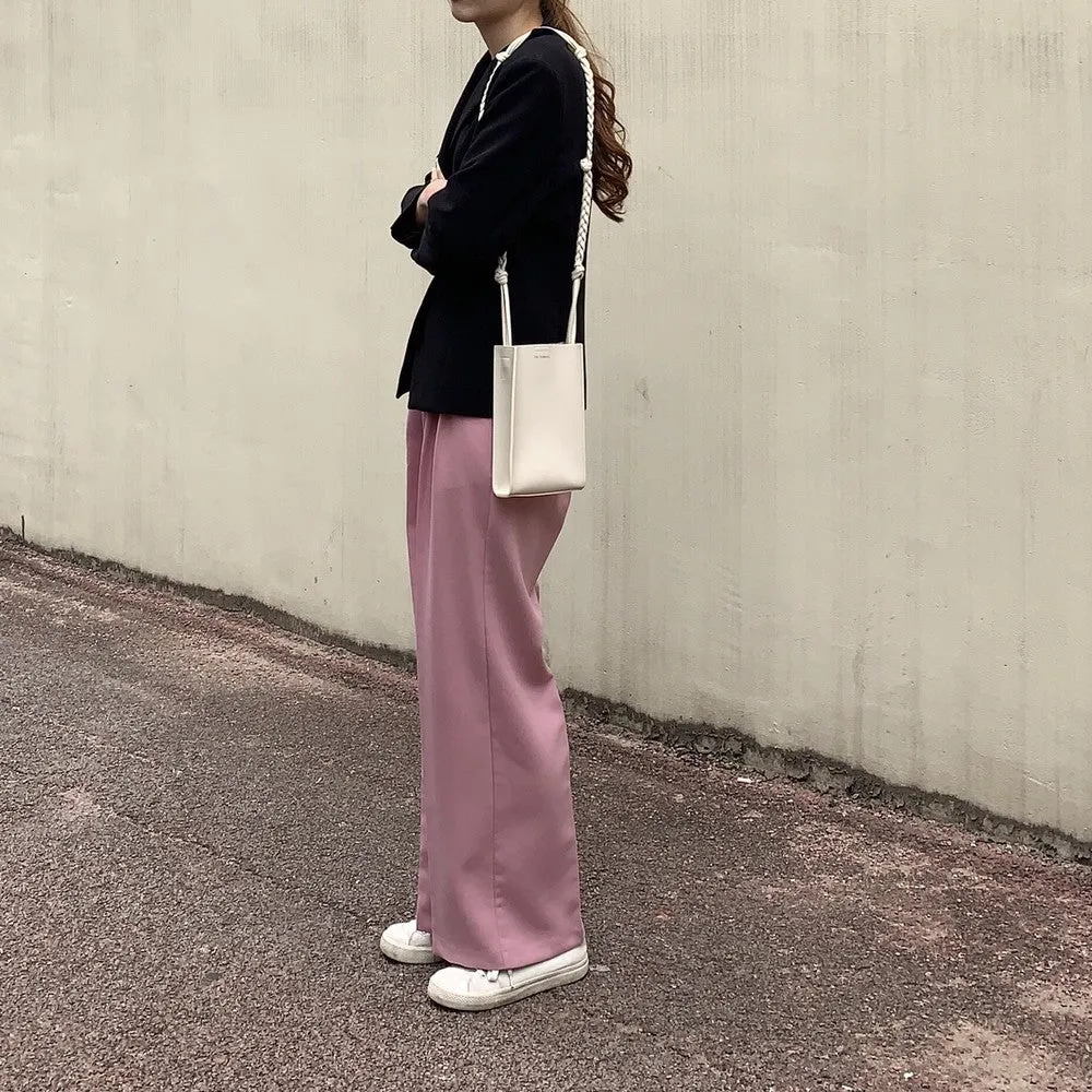 [Korean Style] Cherry Bloom Wide Leg Trousers
