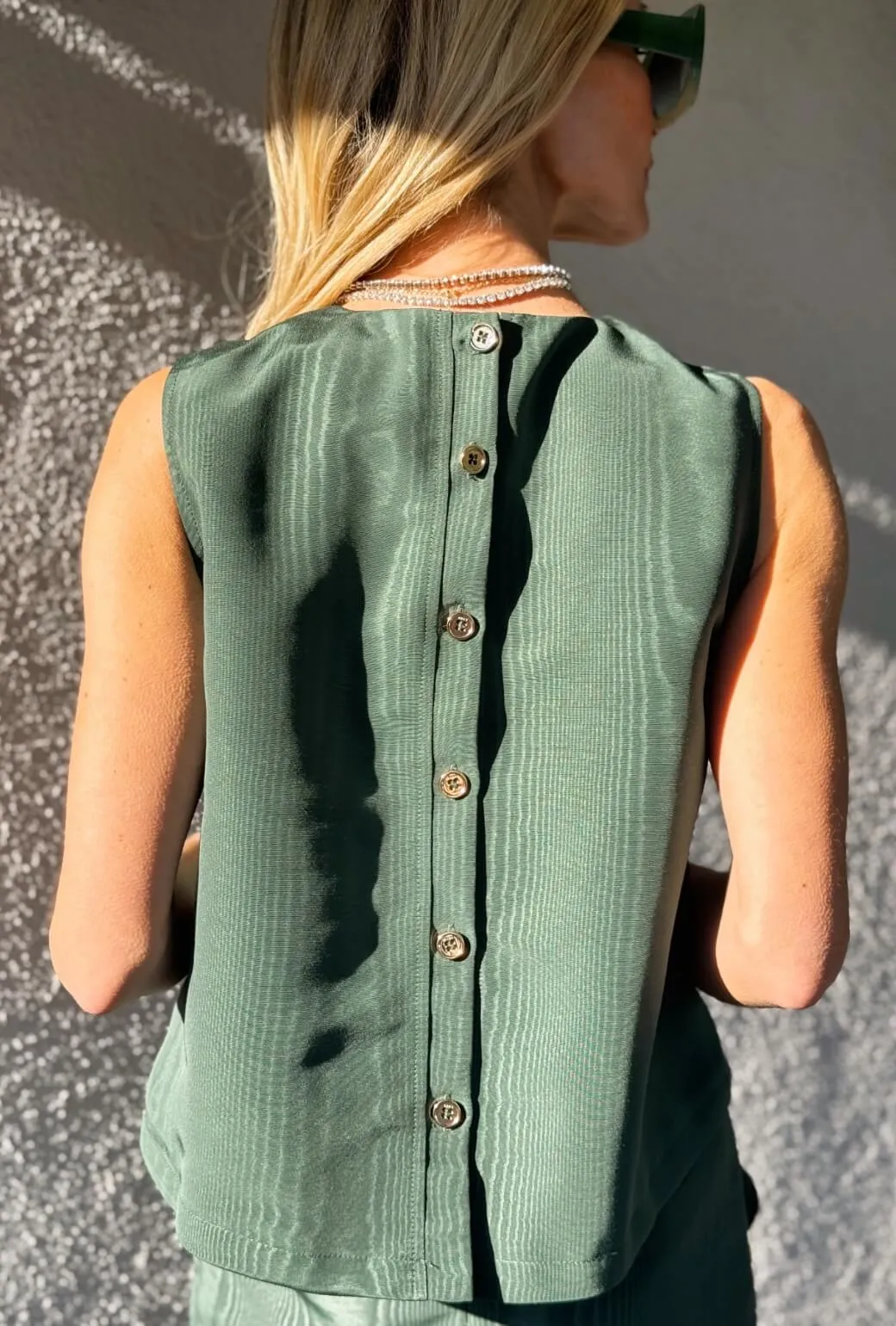 Le Ruffle Top - Jade Moiré