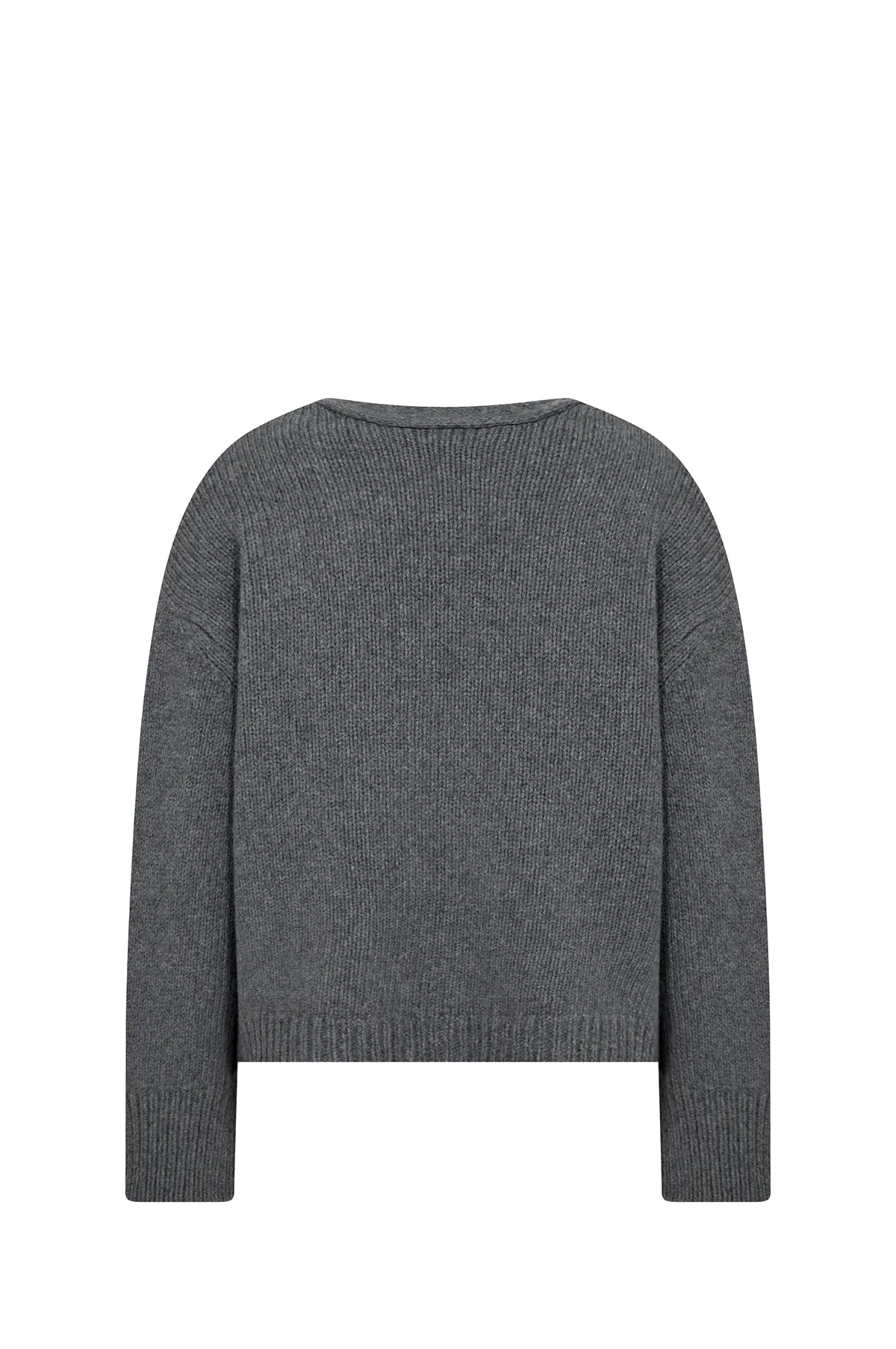 Perle Cardigan Lava Smoke Melange