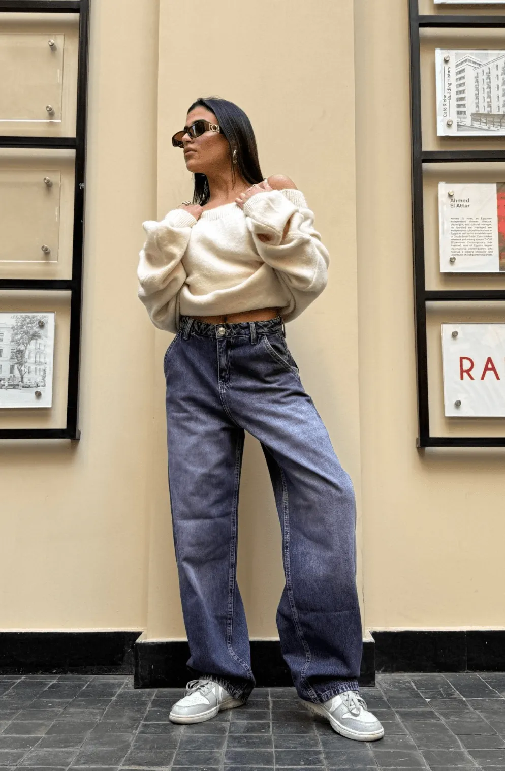 Skater - Mid Vintage Pink Jeans.