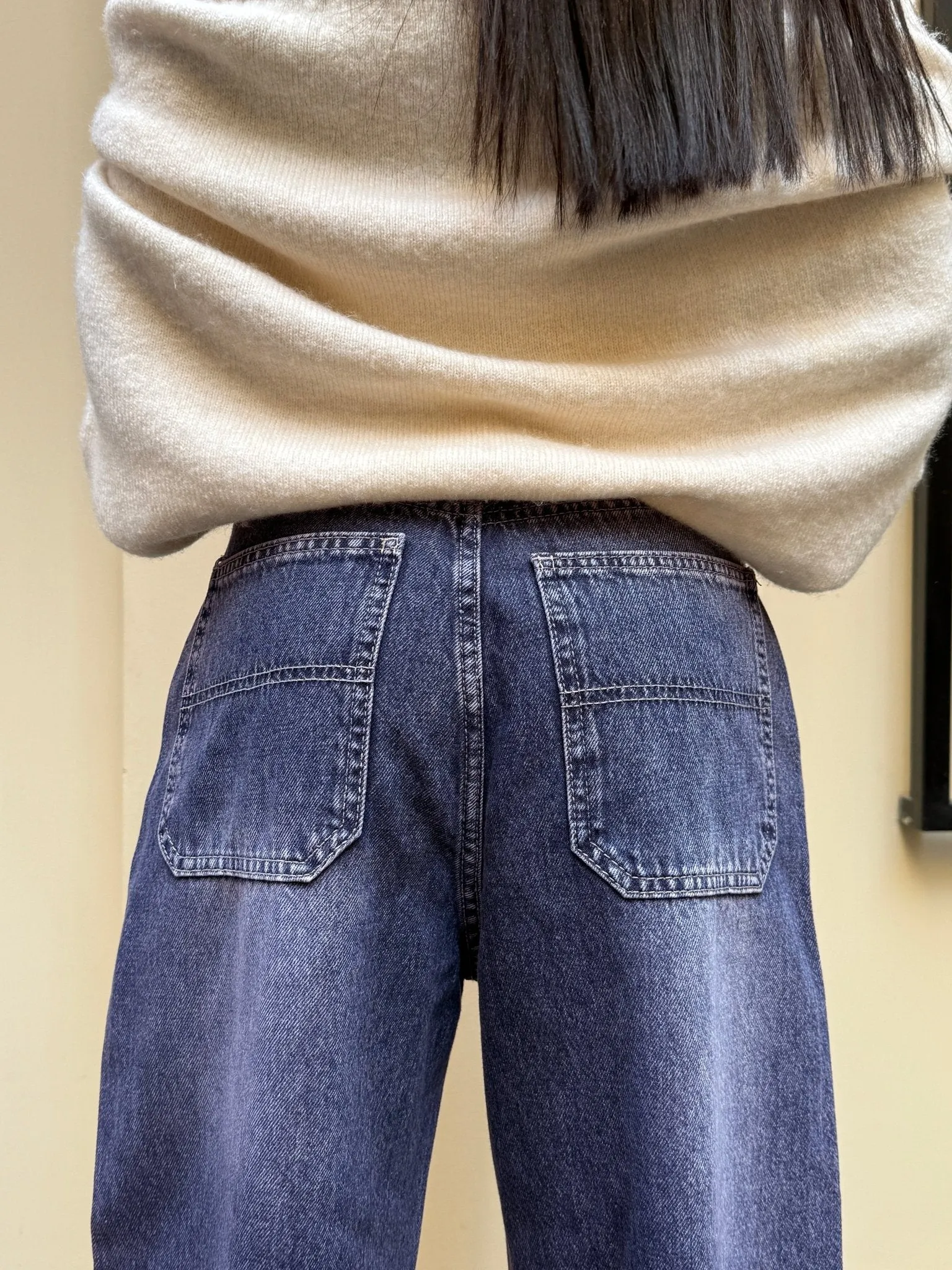 Skater - Mid Vintage Pink Jeans.