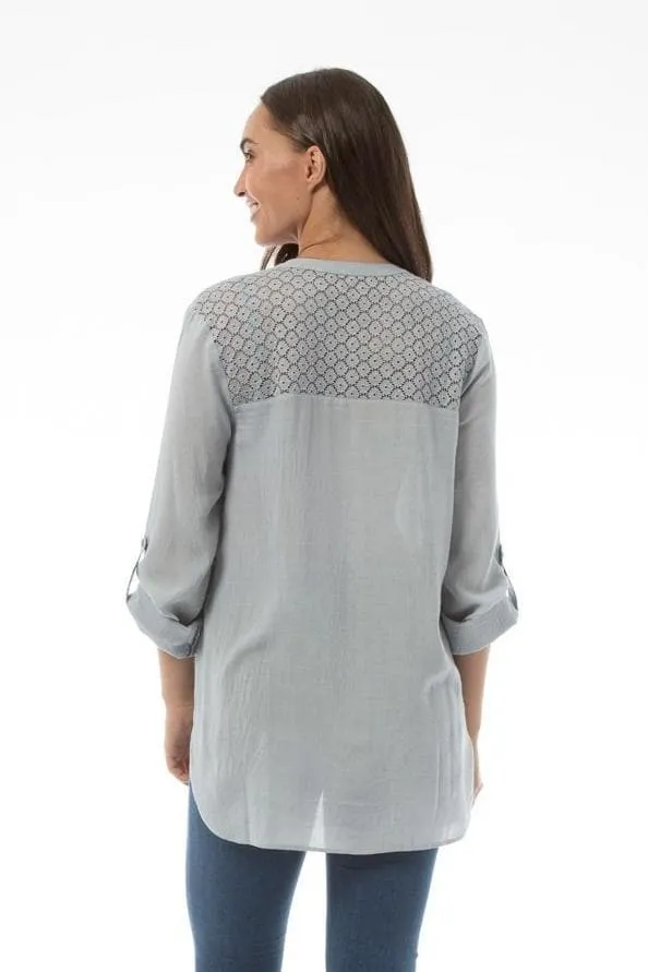 TEAGAN Top - Blue XXS, XS, S and L only