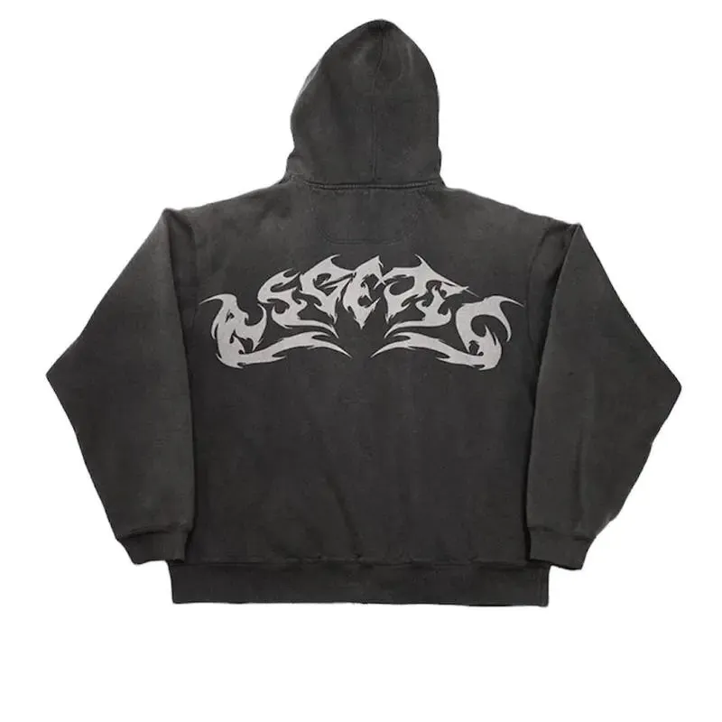 Vintage Flame Hoodies