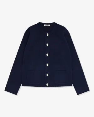 Wales Bonner - Men's Night Cardigan - (Navy)