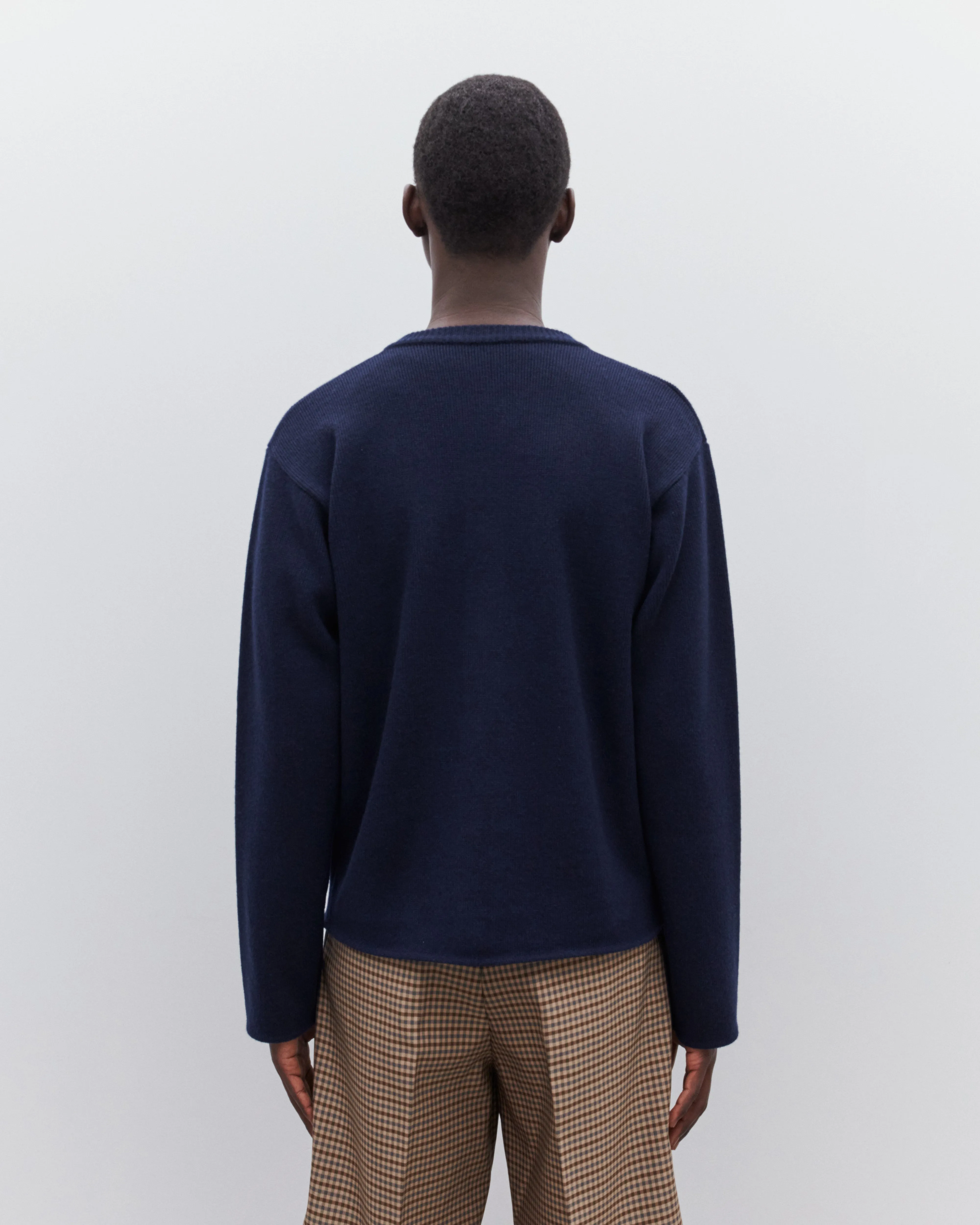 Wales Bonner - Men's Night Cardigan - (Navy)